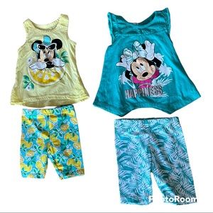 NWOT Minnie Mouse shorts sets